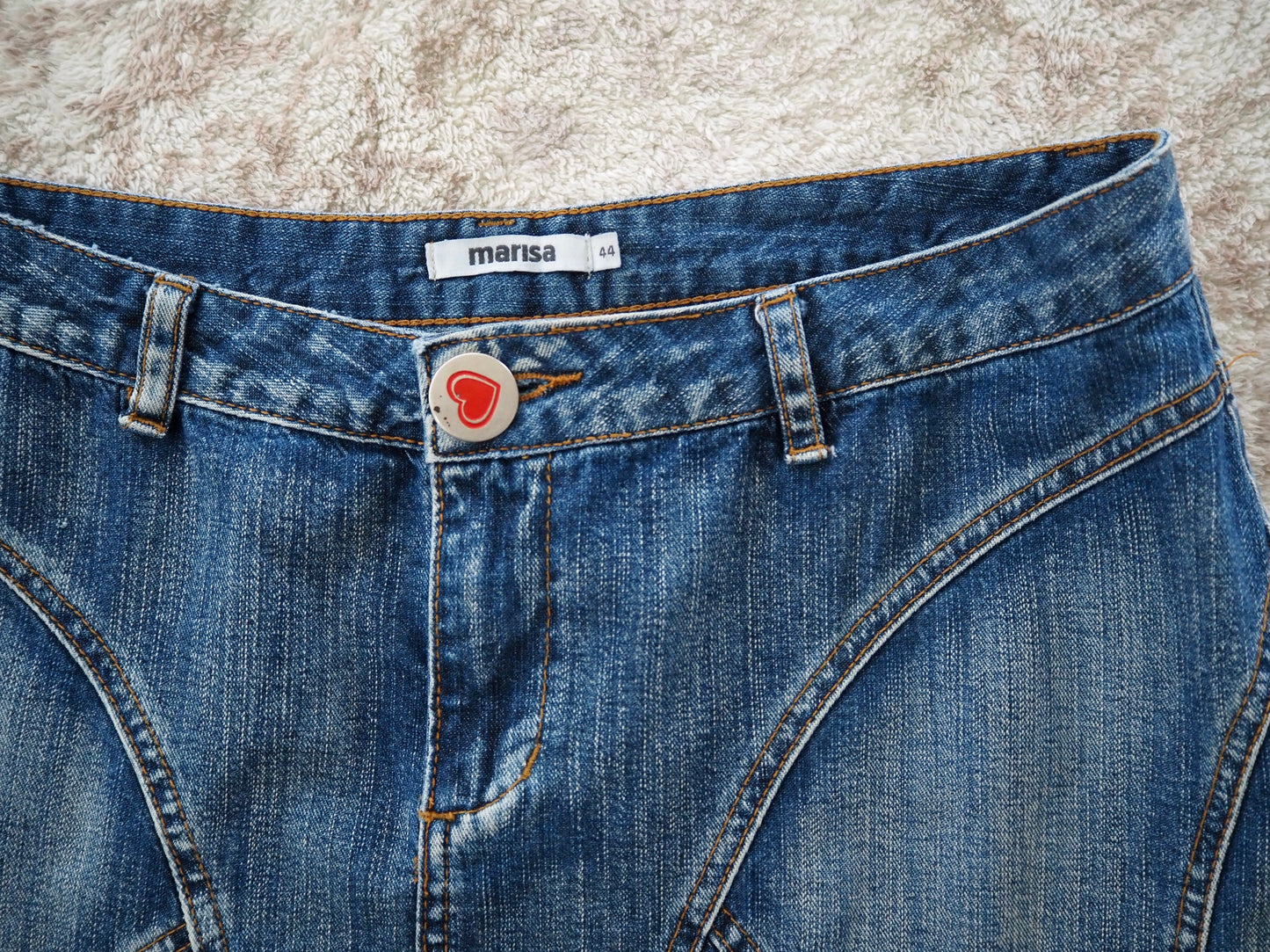 Denim Heart Mini