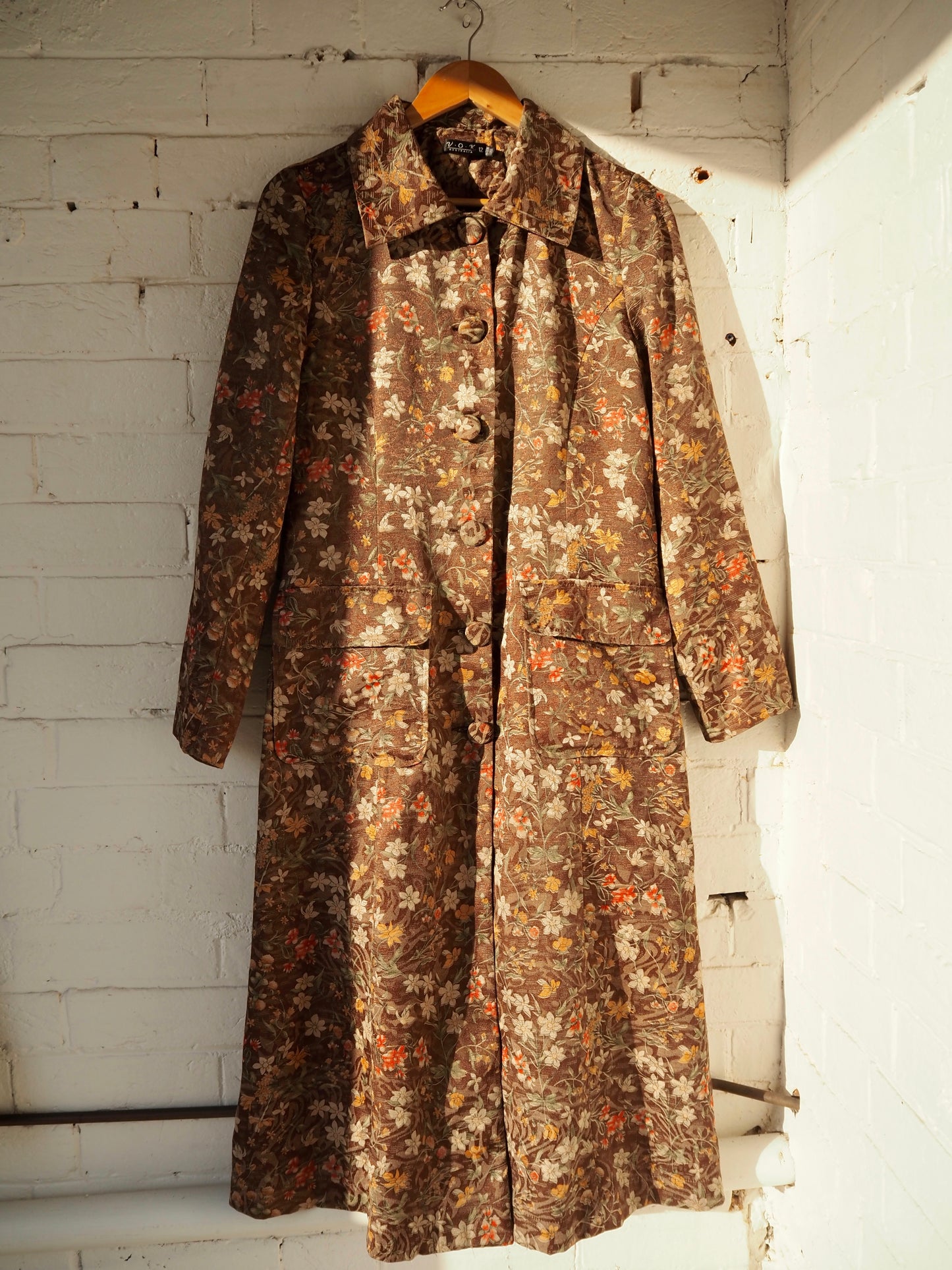 Floral Over Coat