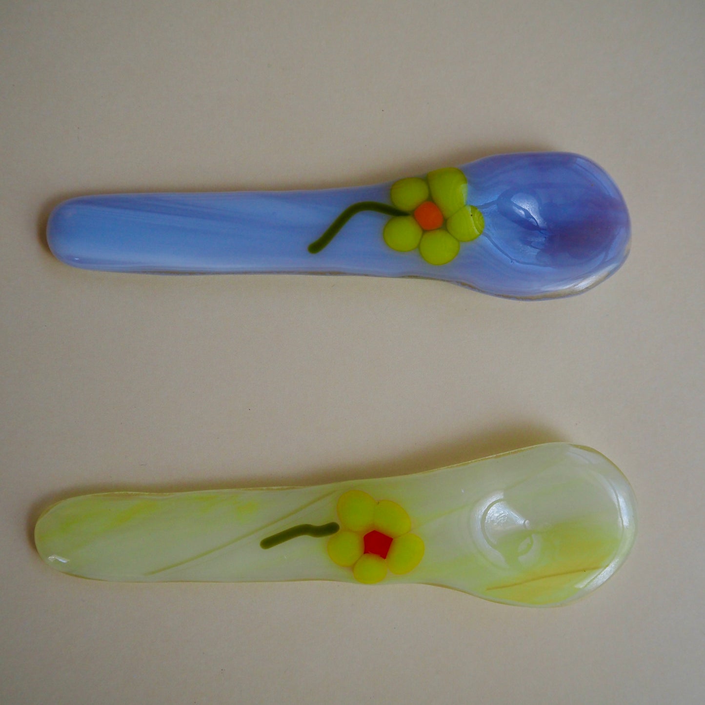 YELLOW FLOWER SPOON