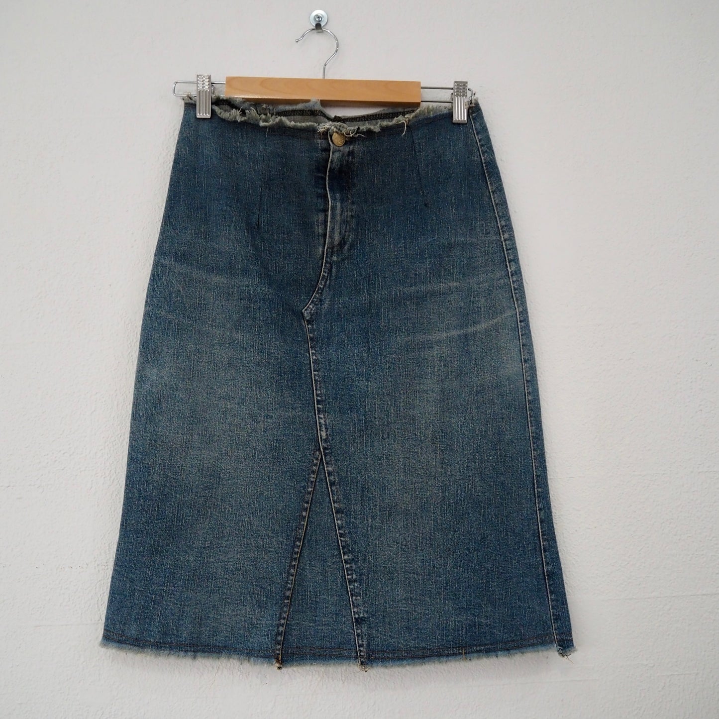 Denim Midi Skirt