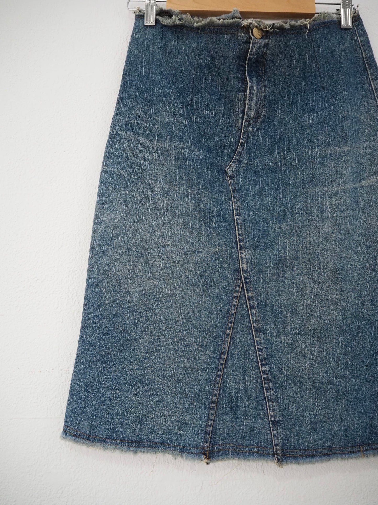 Denim Midi Skirt