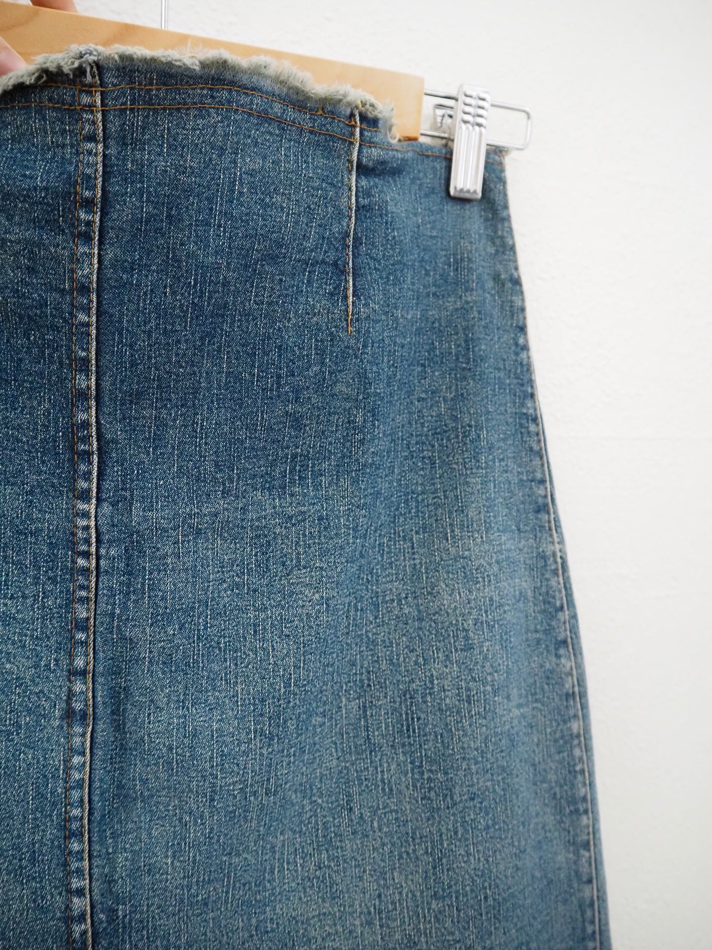 Denim Midi Skirt