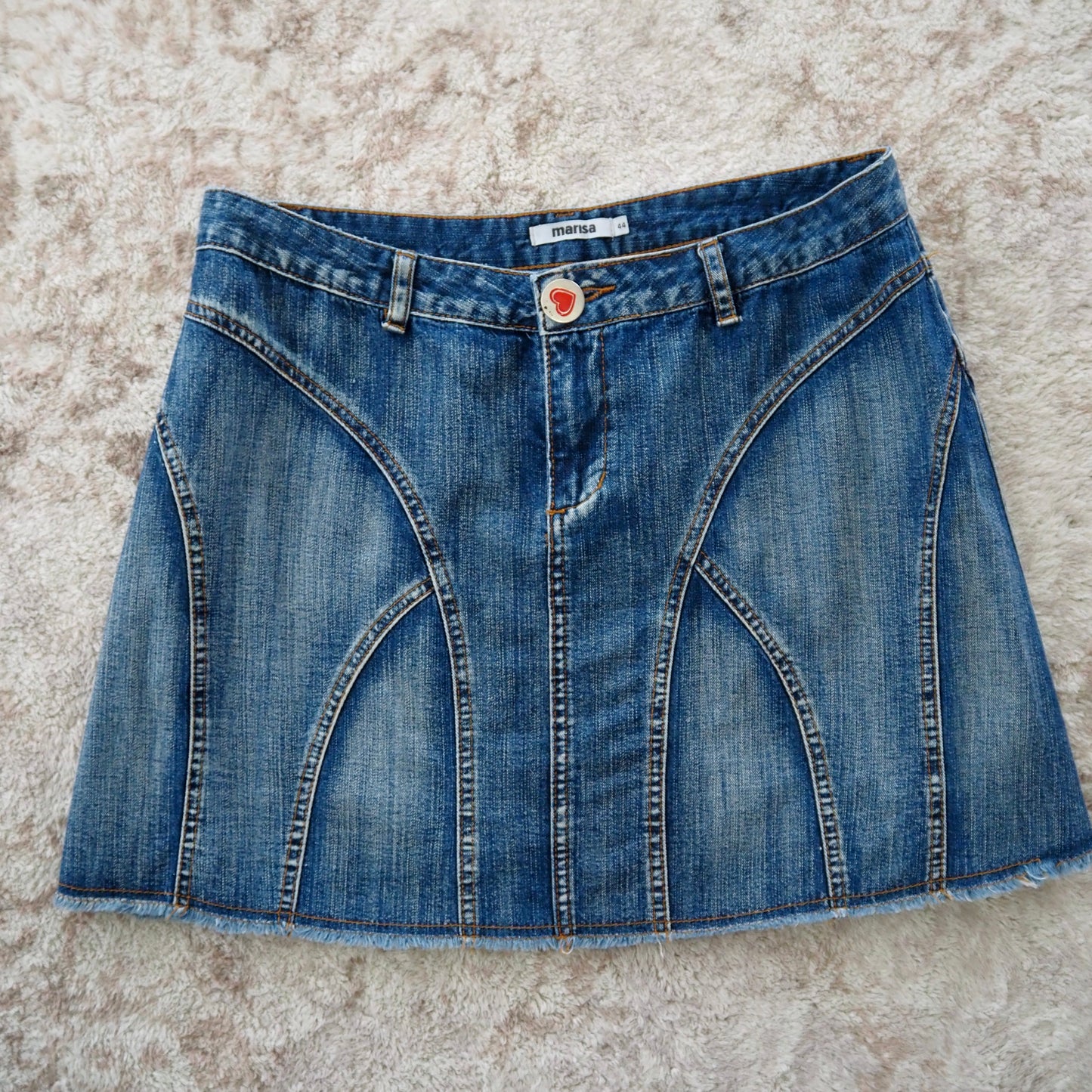 Denim Heart Mini