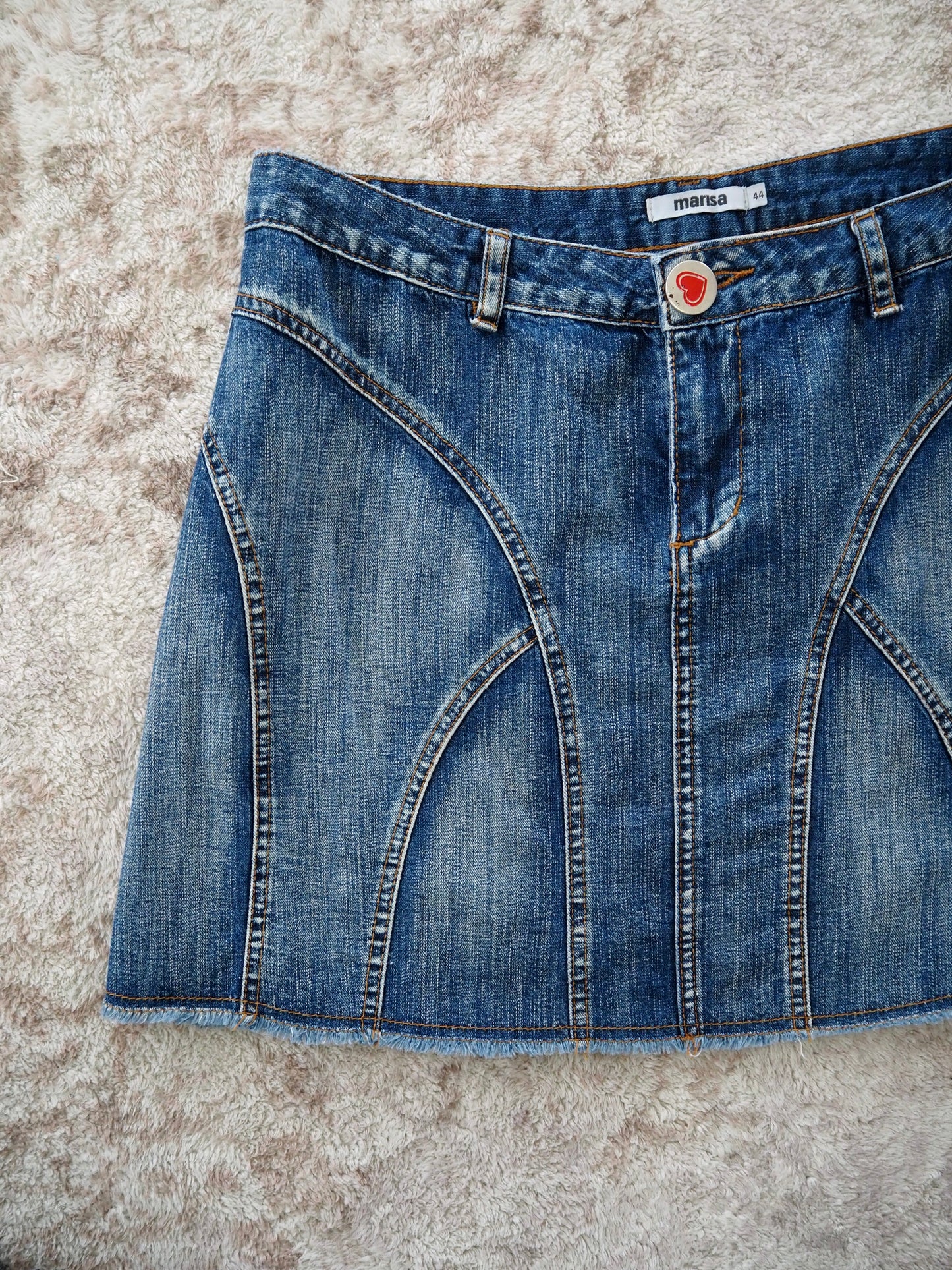 Denim Heart Mini