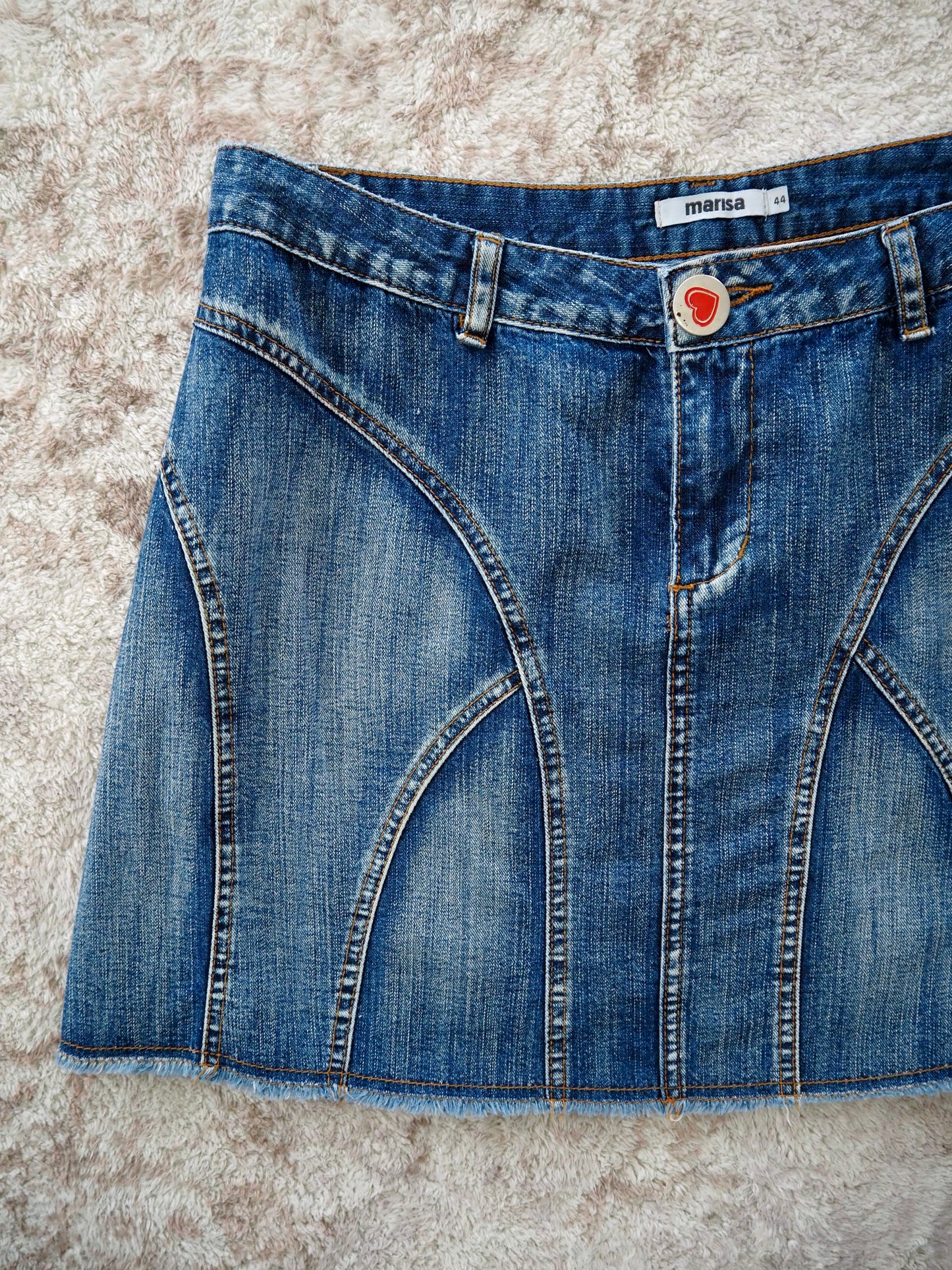 Denim Heart Mini