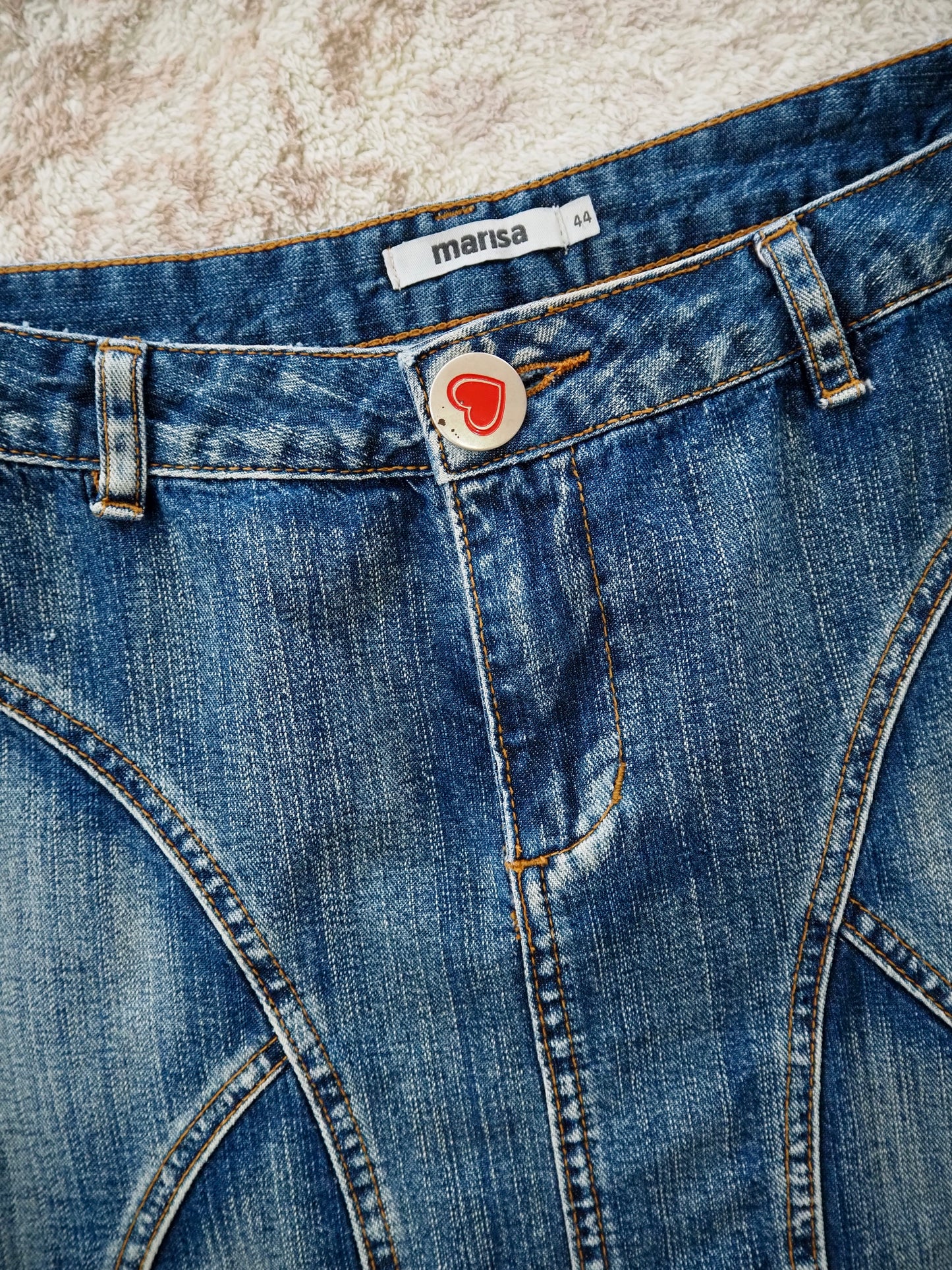Denim Heart Mini