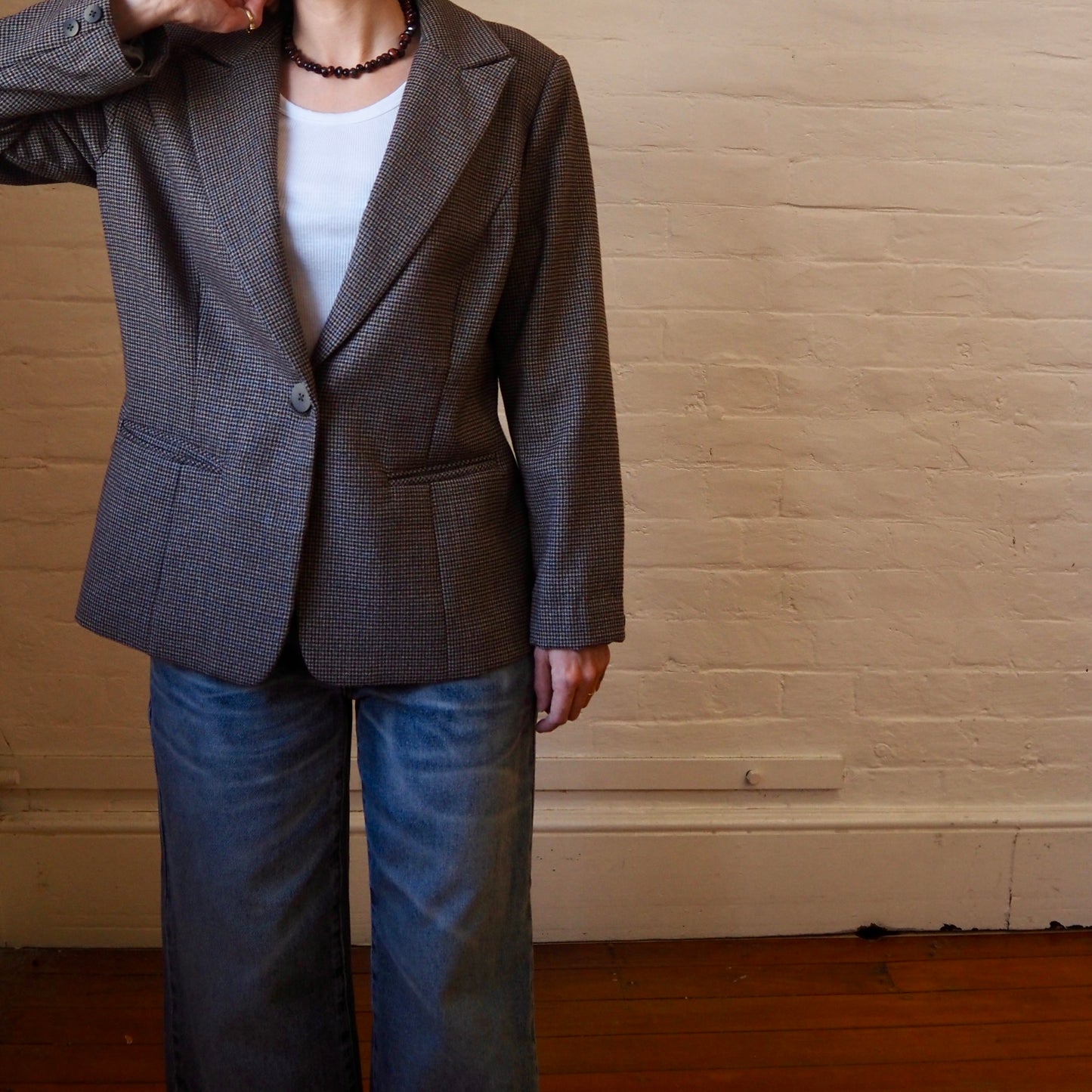 Houndstooth Blazer
