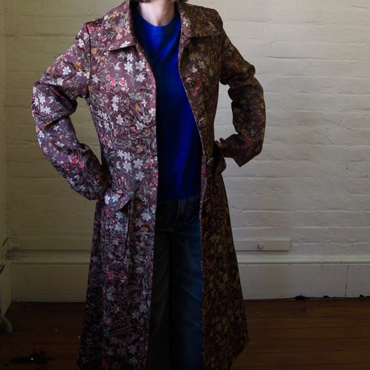 Floral Over Coat