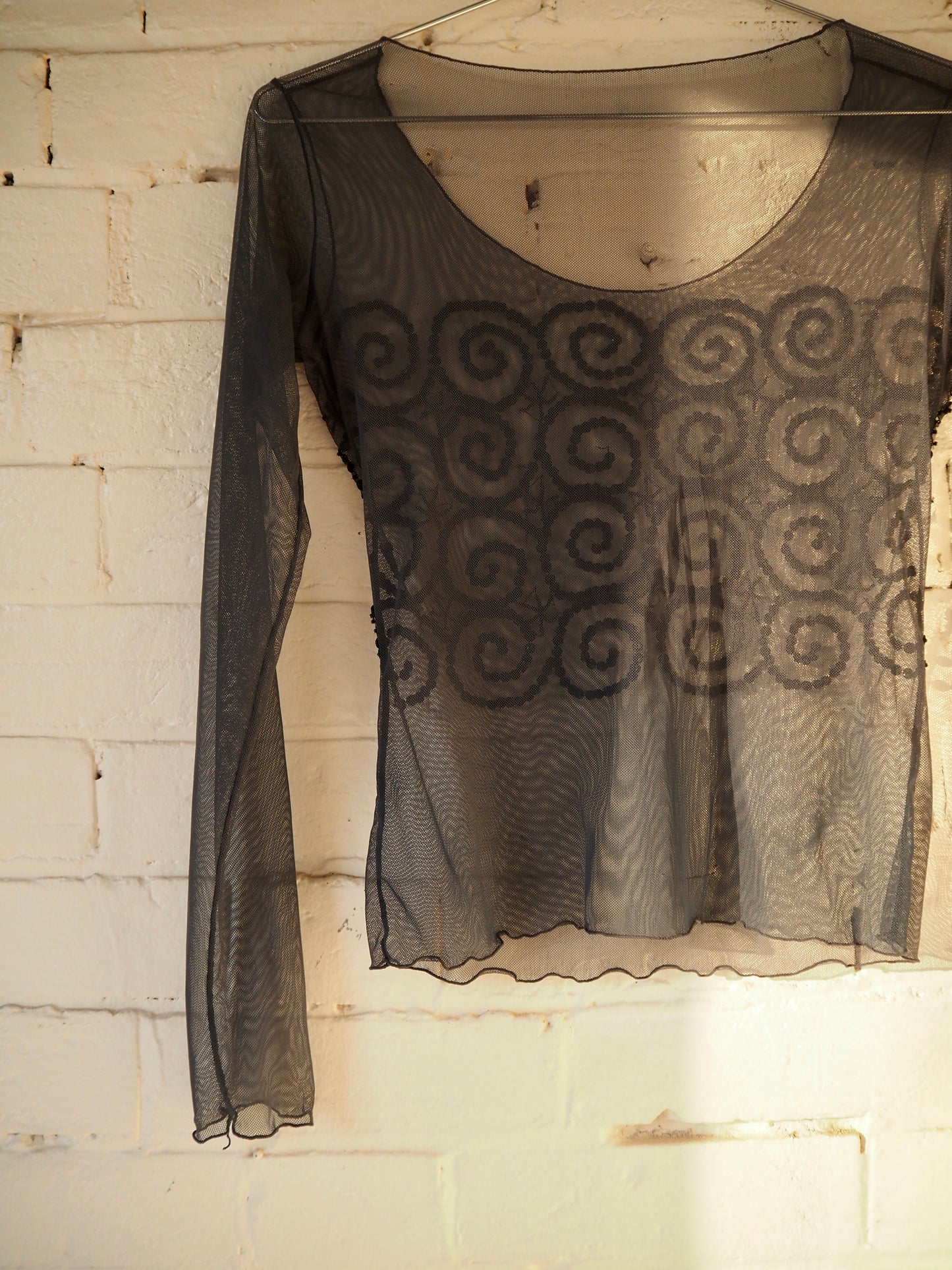 Sheer Spiral Top