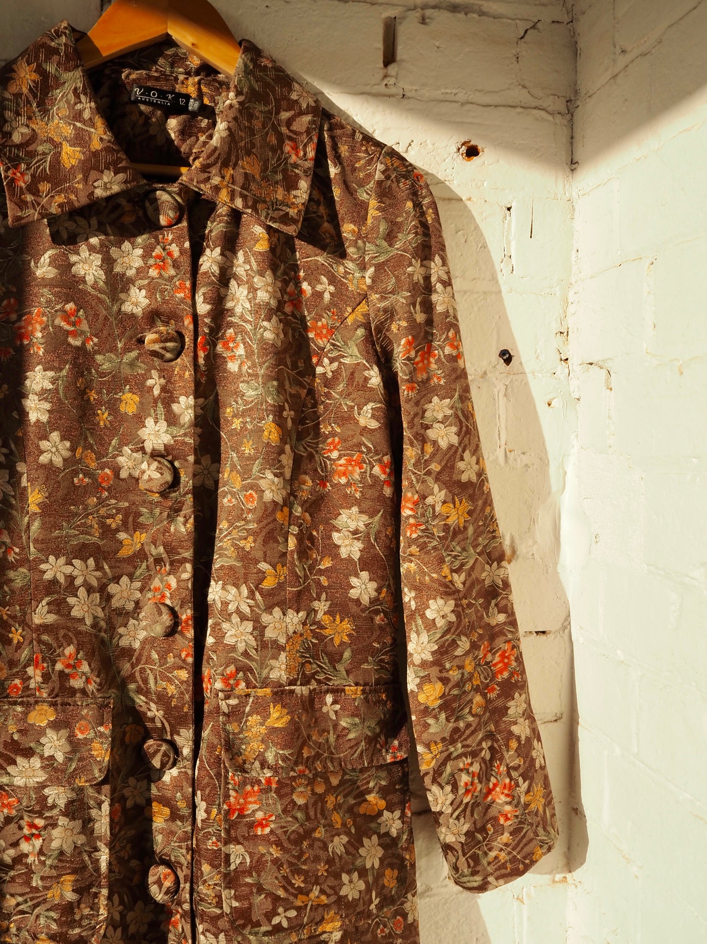 Floral Over Coat