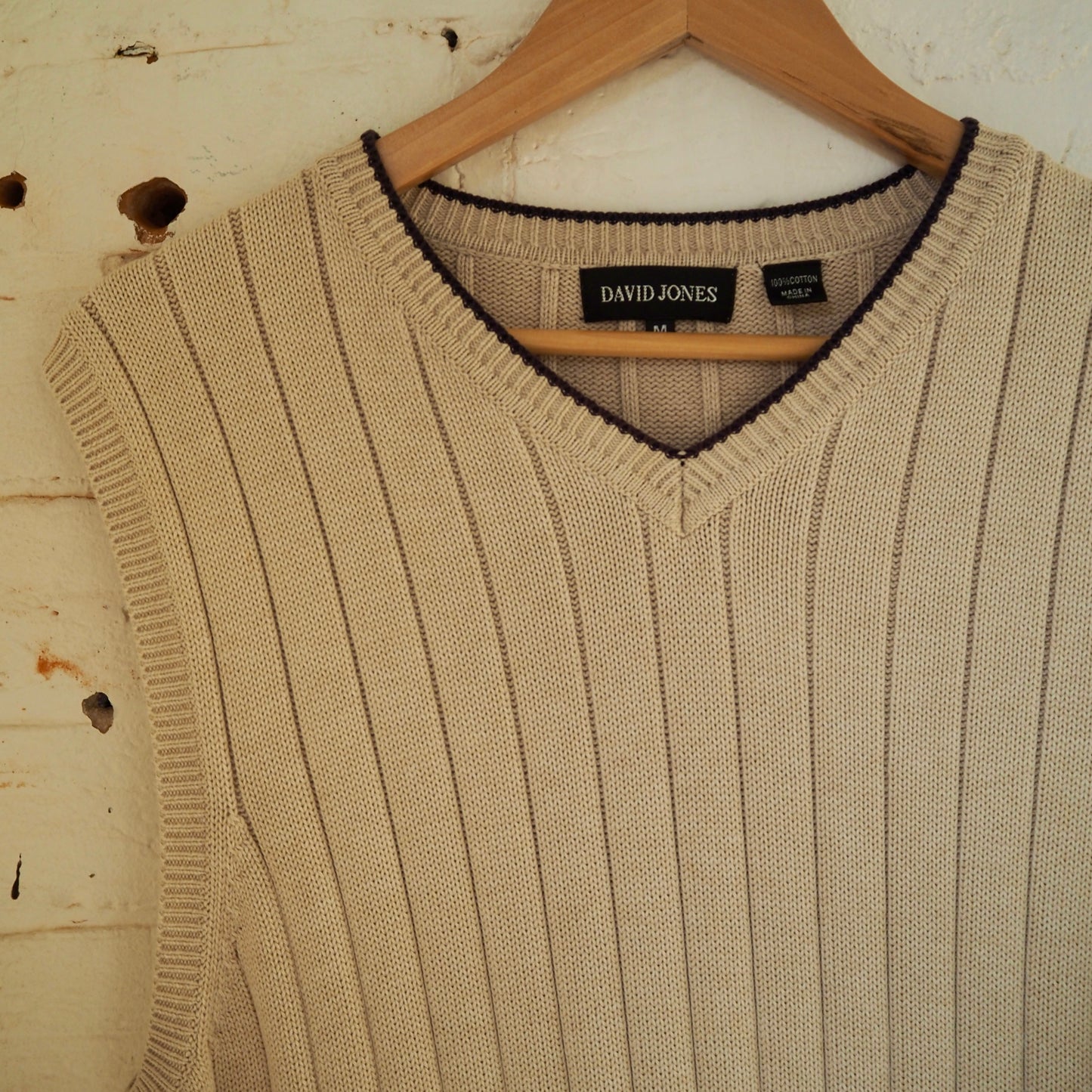 Cotton Sweater Vest