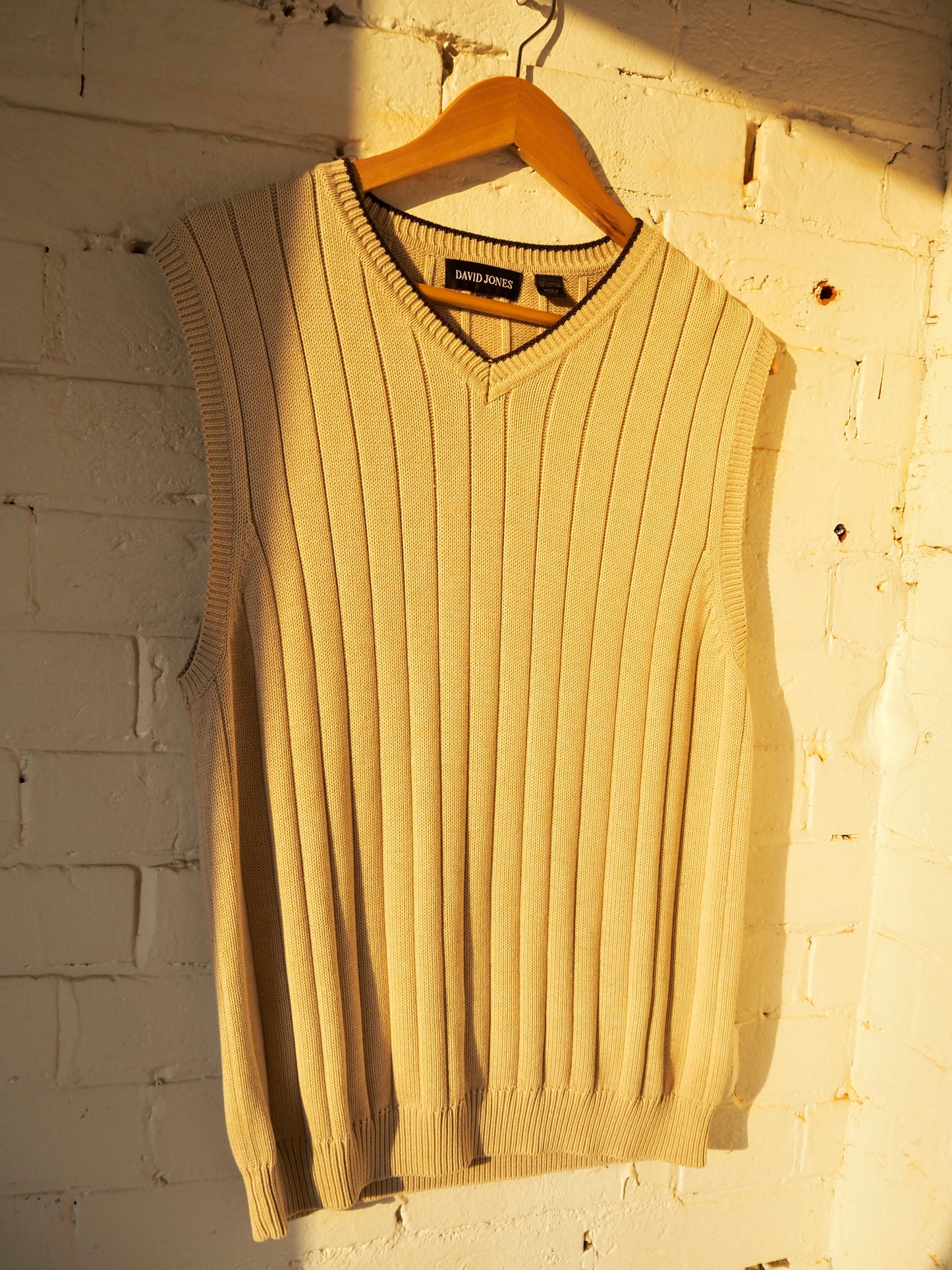 Cotton Sweater Vest