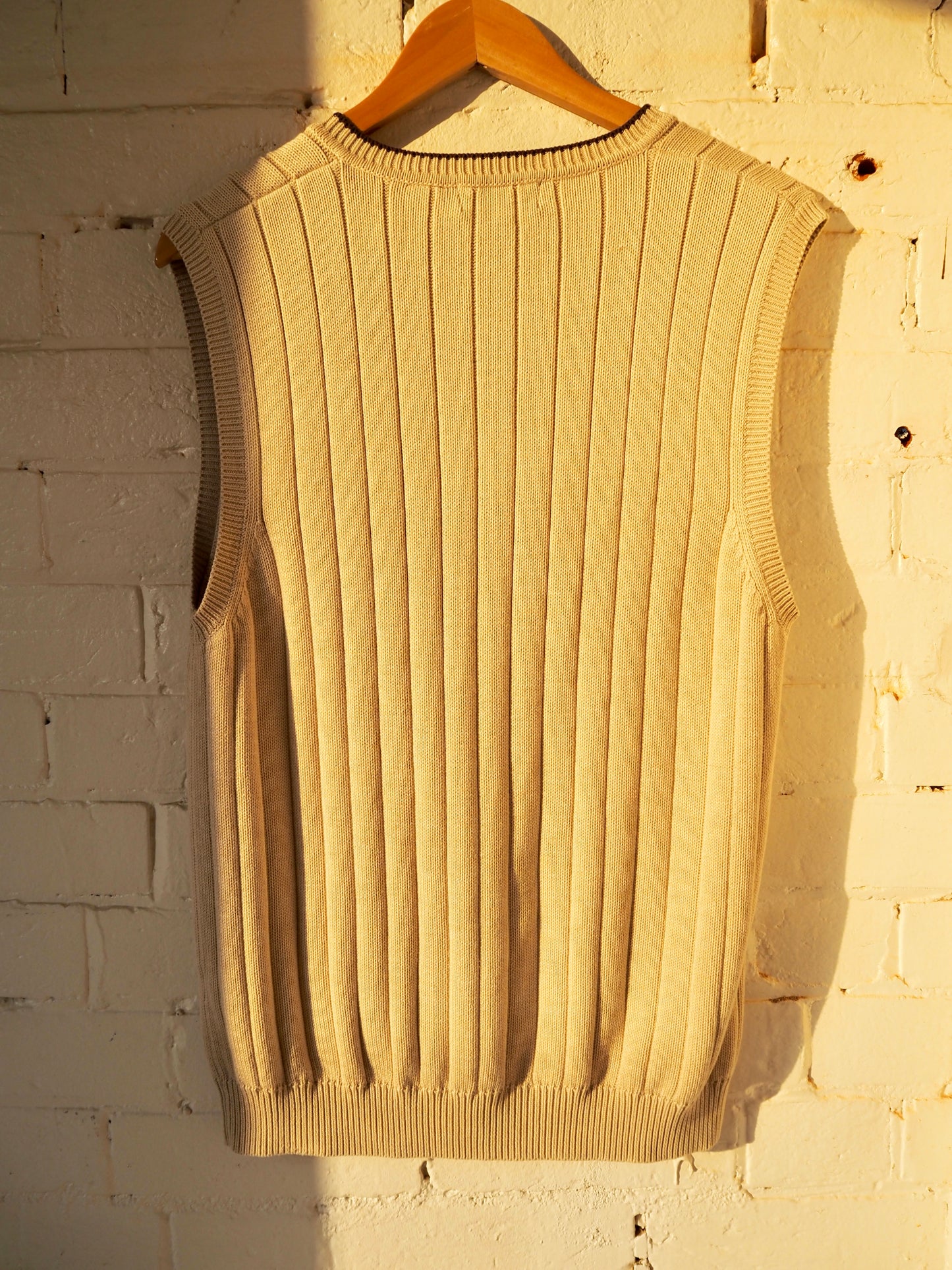 Cotton Sweater Vest