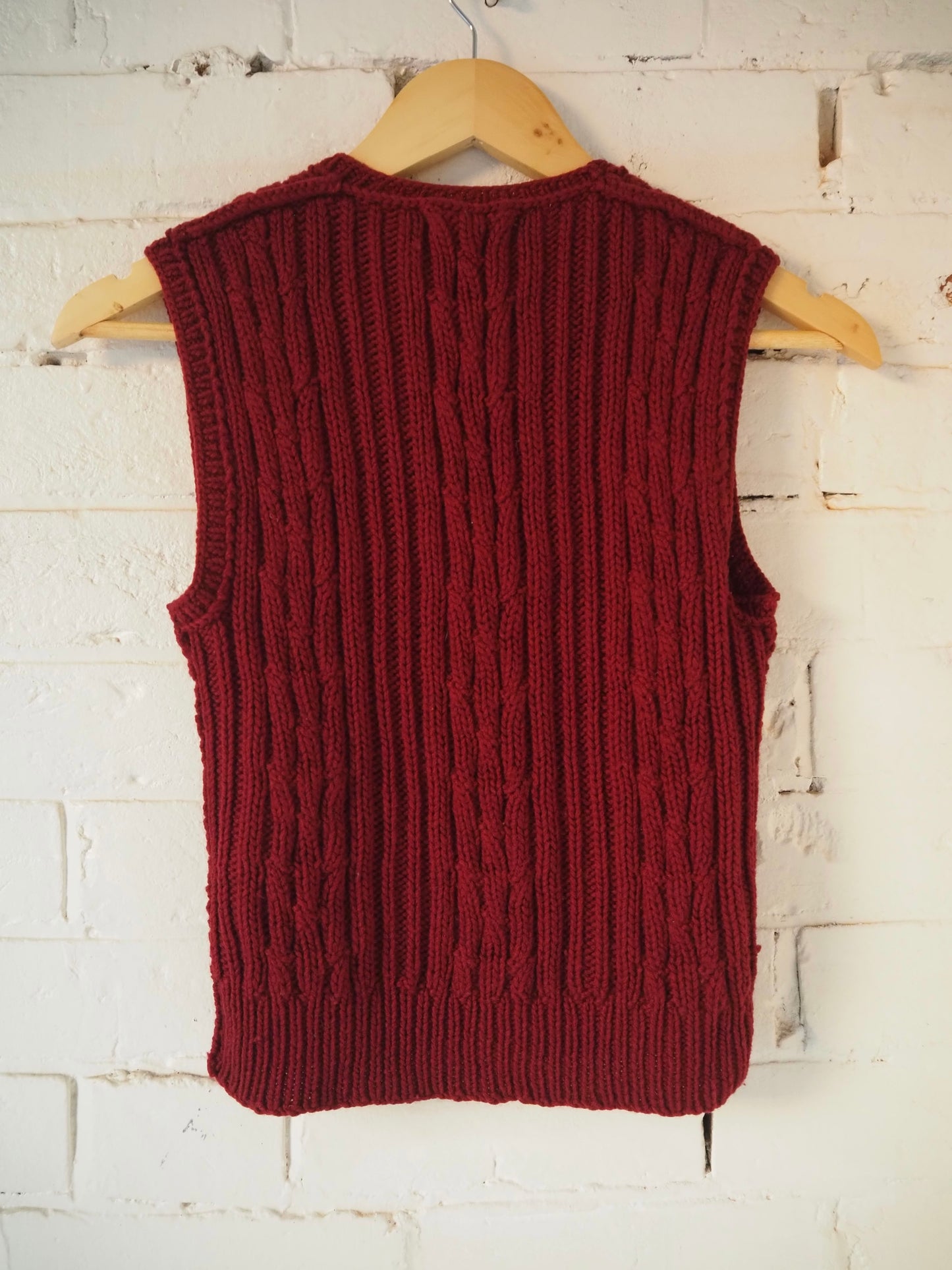 Cable Knit Vest