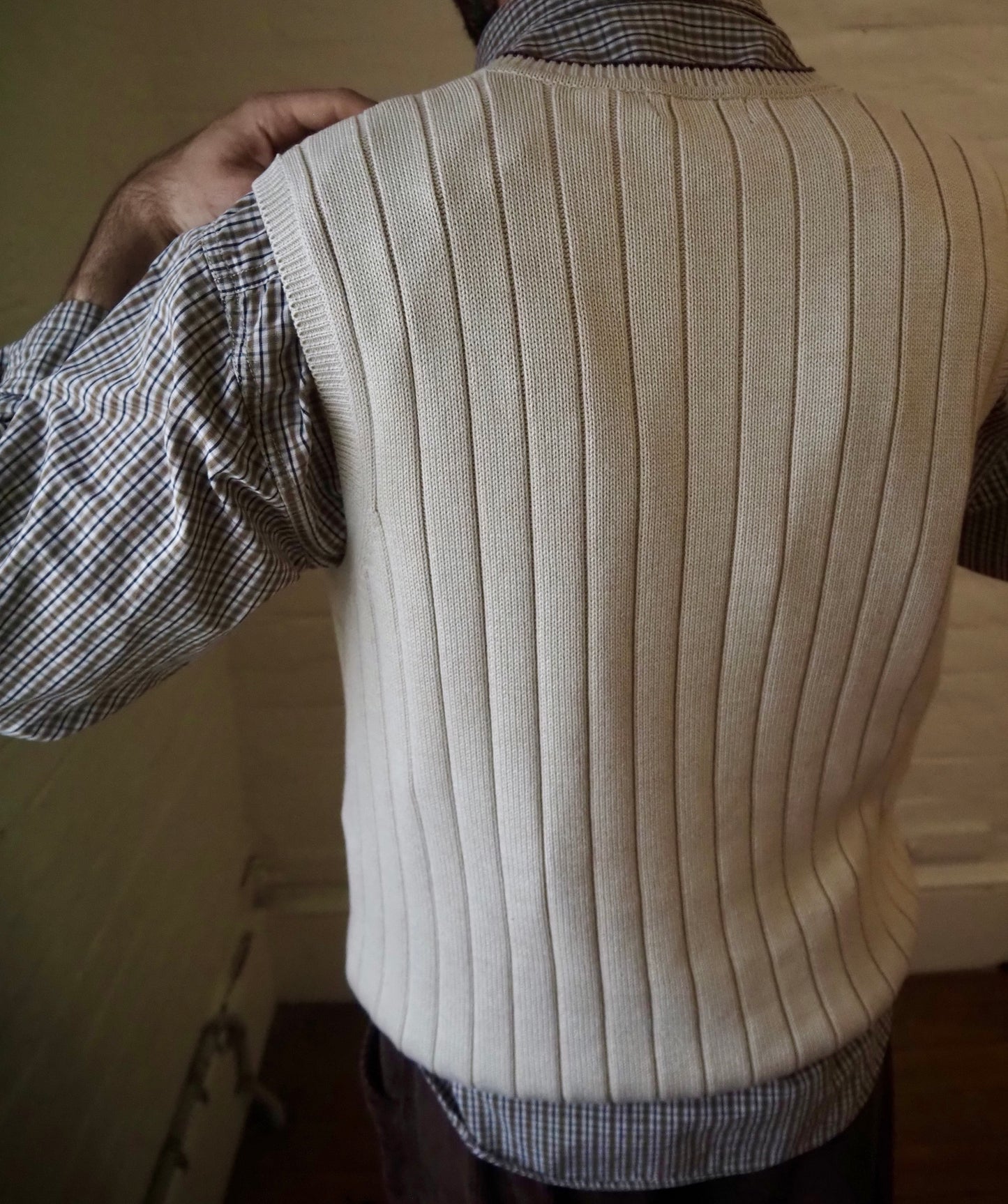 Cotton Sweater Vest