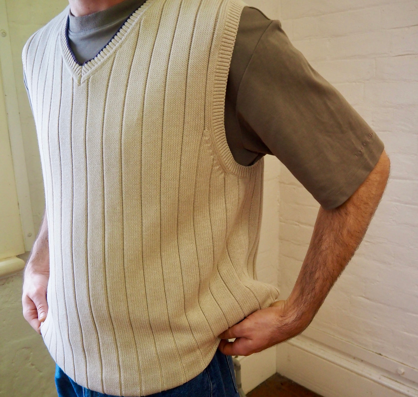 Cotton Sweater Vest