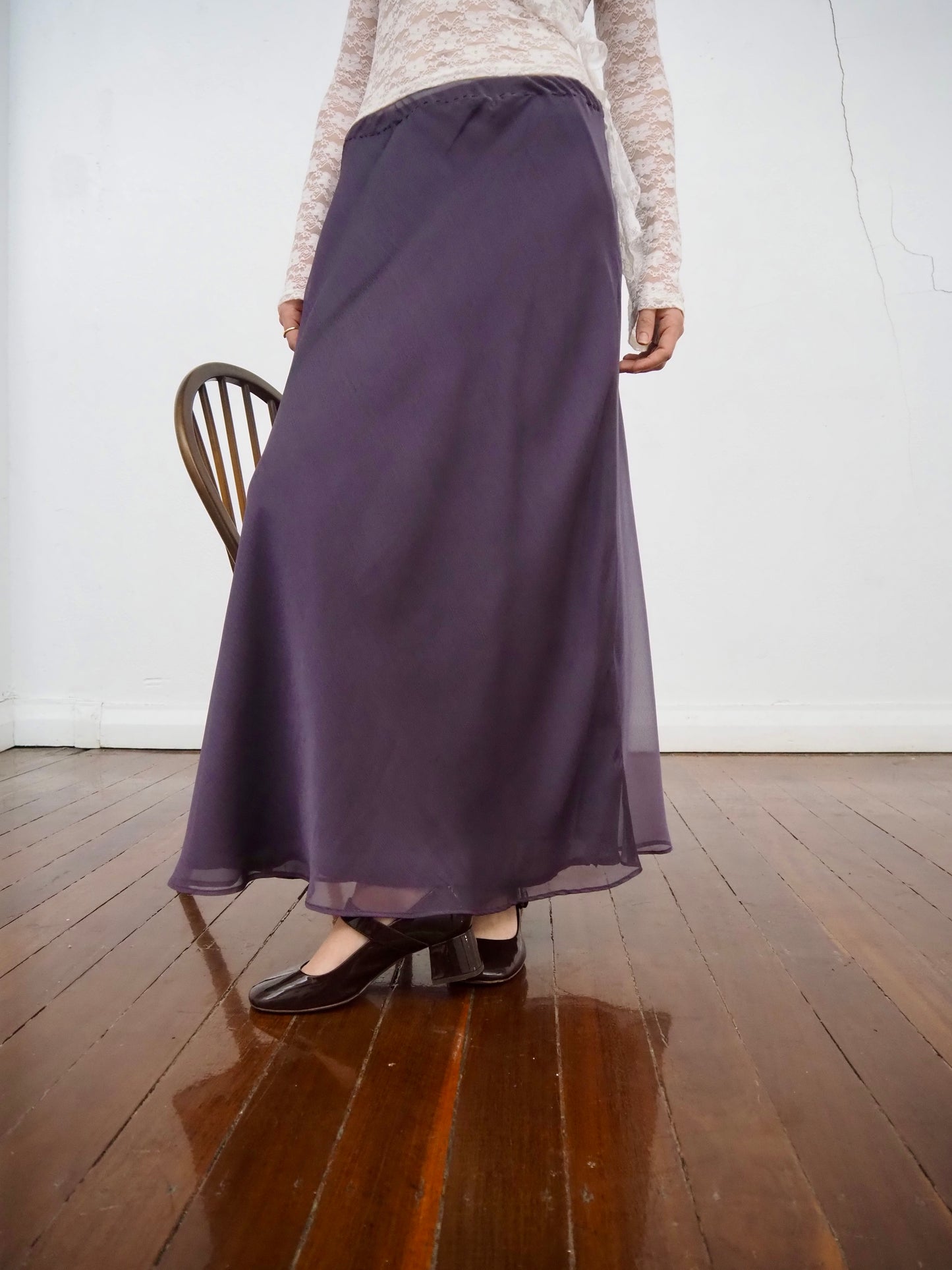 Lavender Maxi Skirt