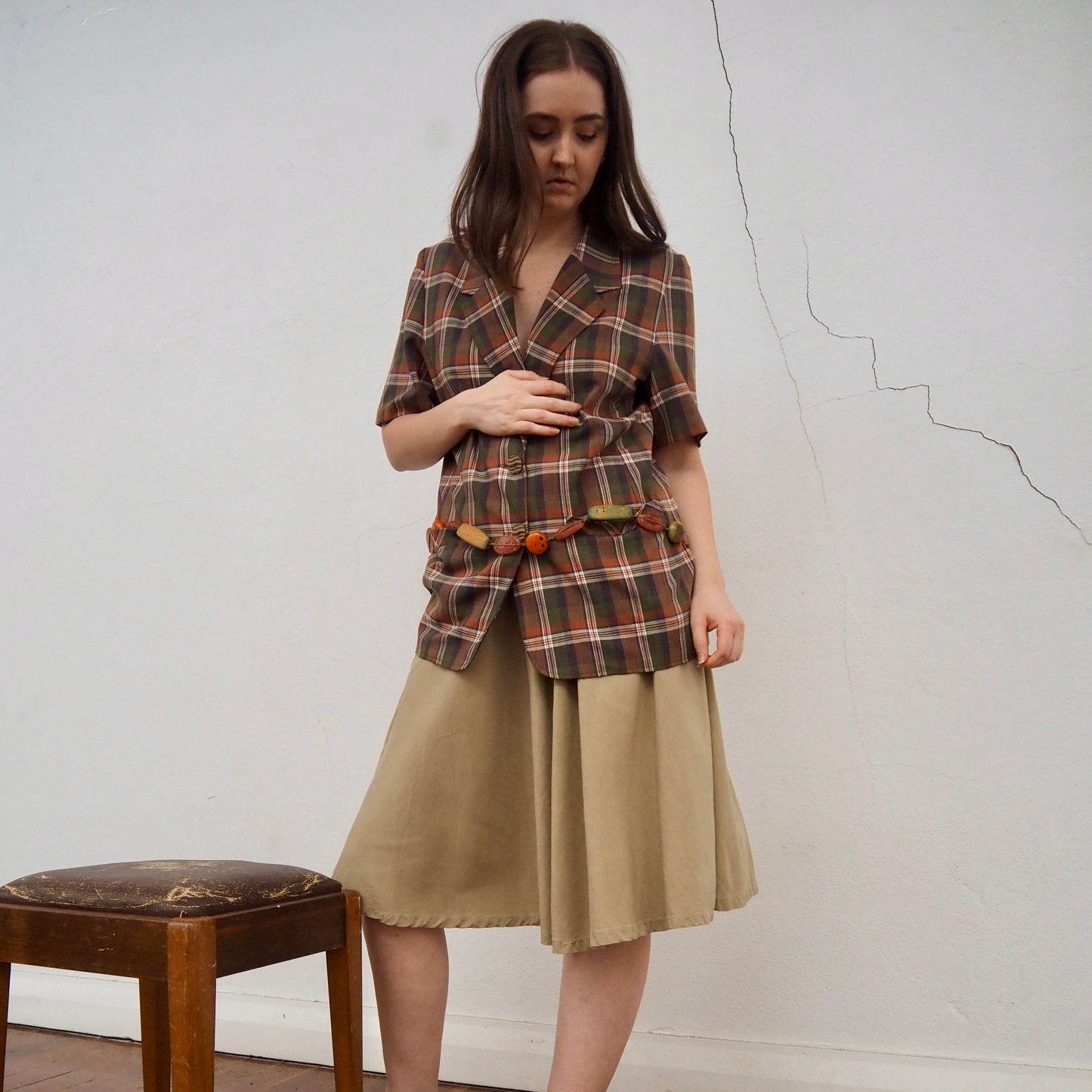 Cerruti Jeans Midi Skirt