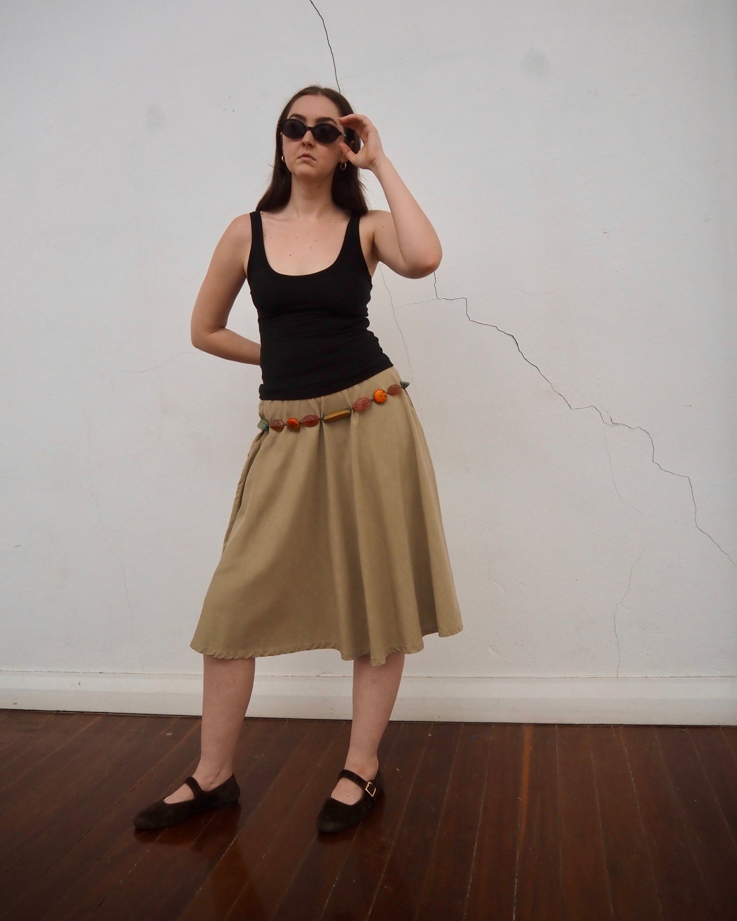 Cerruti Jeans Midi Skirt