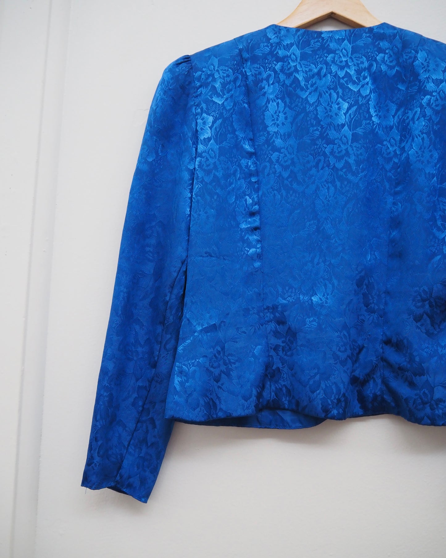 ROYAL BLUE BLOUSE