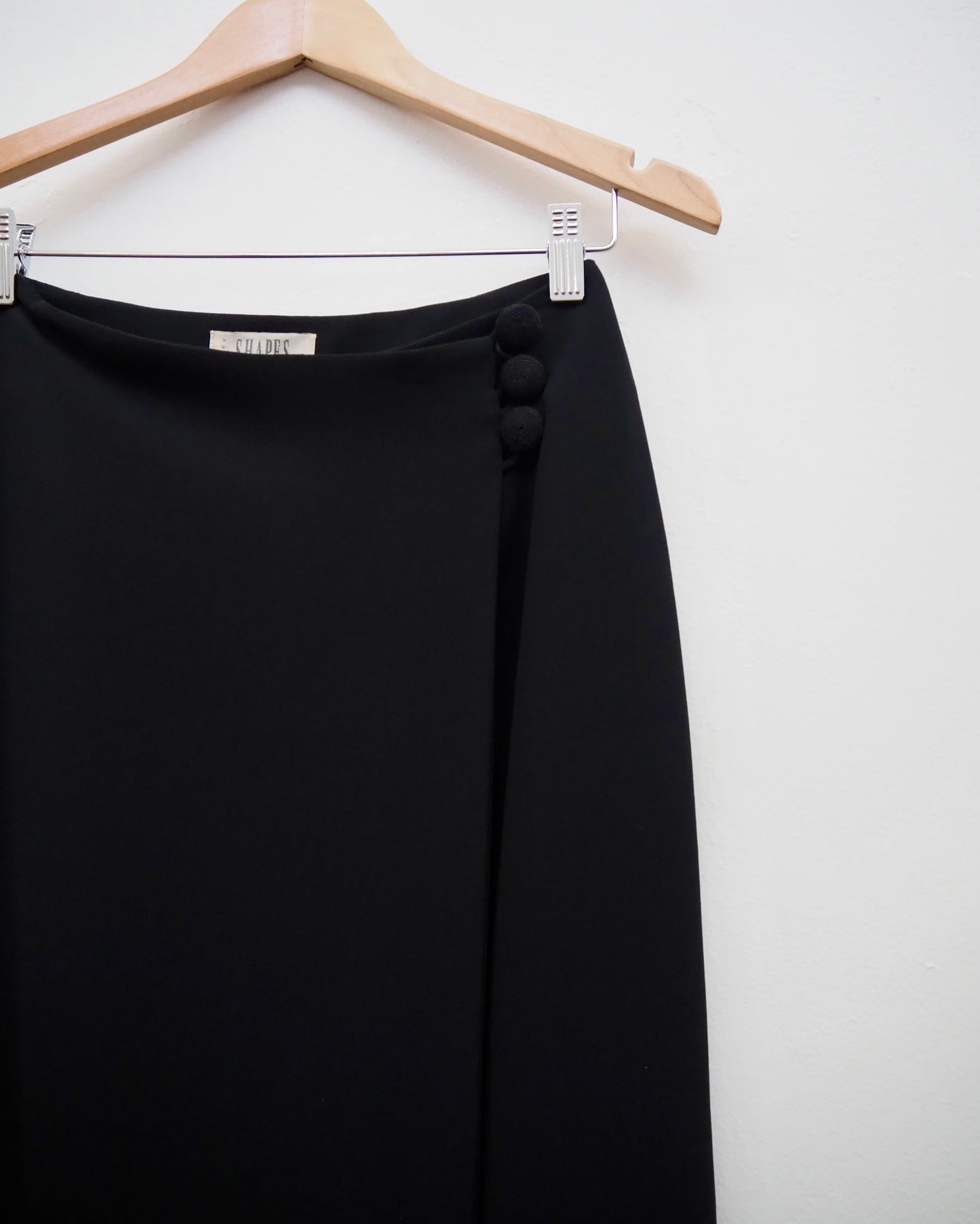 Black Wrap Skirt