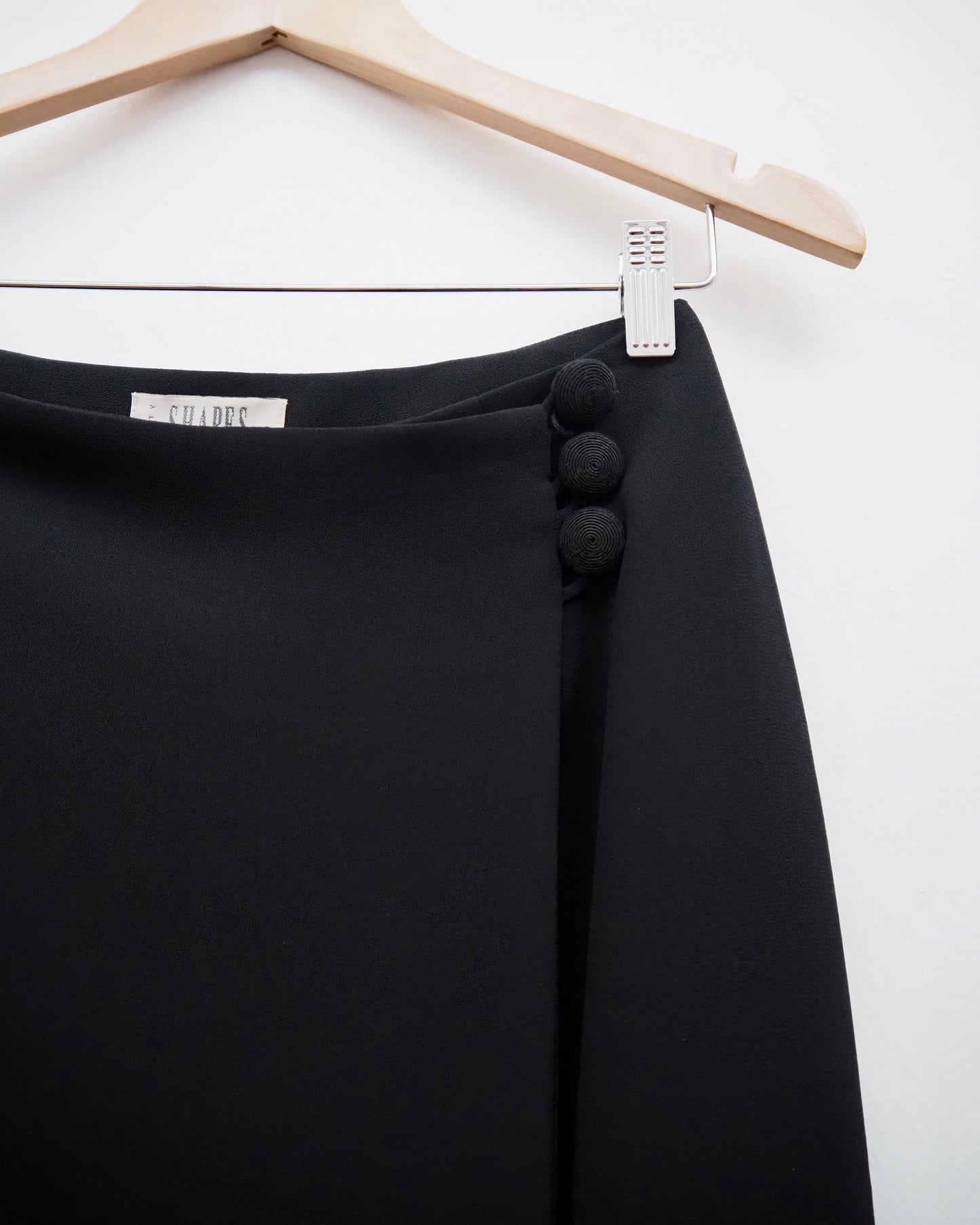 Black Wrap Skirt