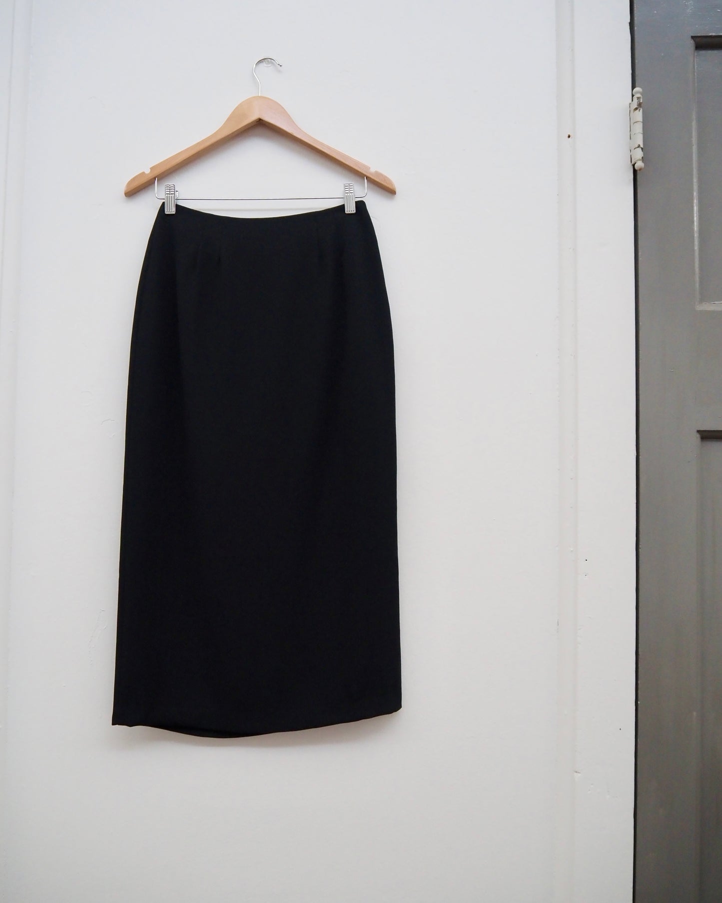 Black Wrap Skirt