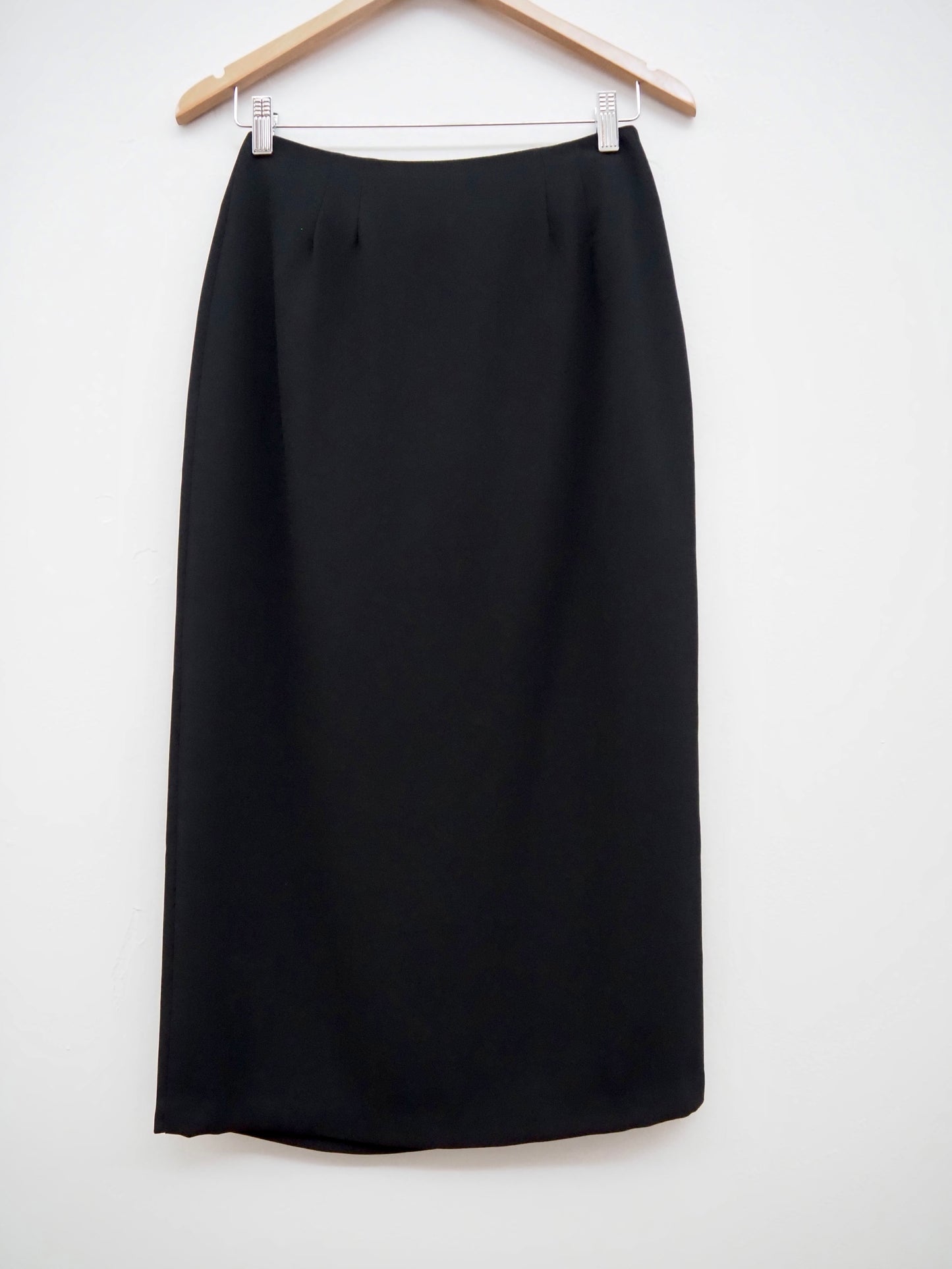 Black Wrap Skirt
