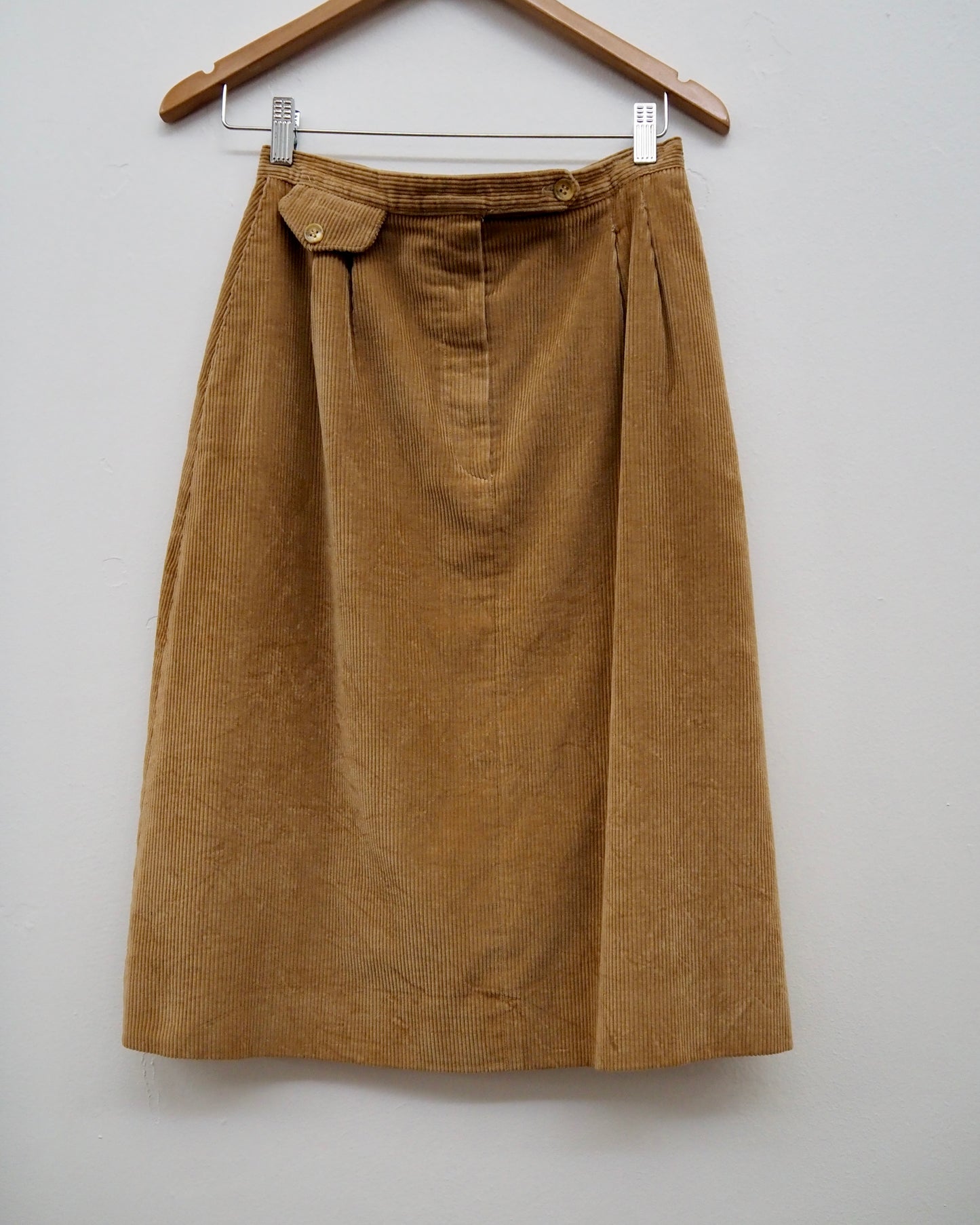 Cord Midi Skirt