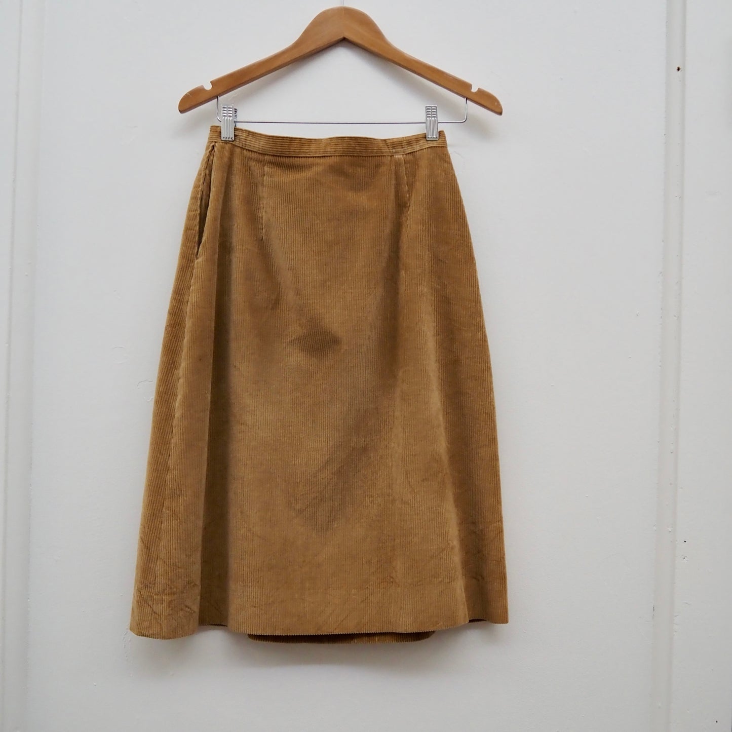 Cord Midi Skirt