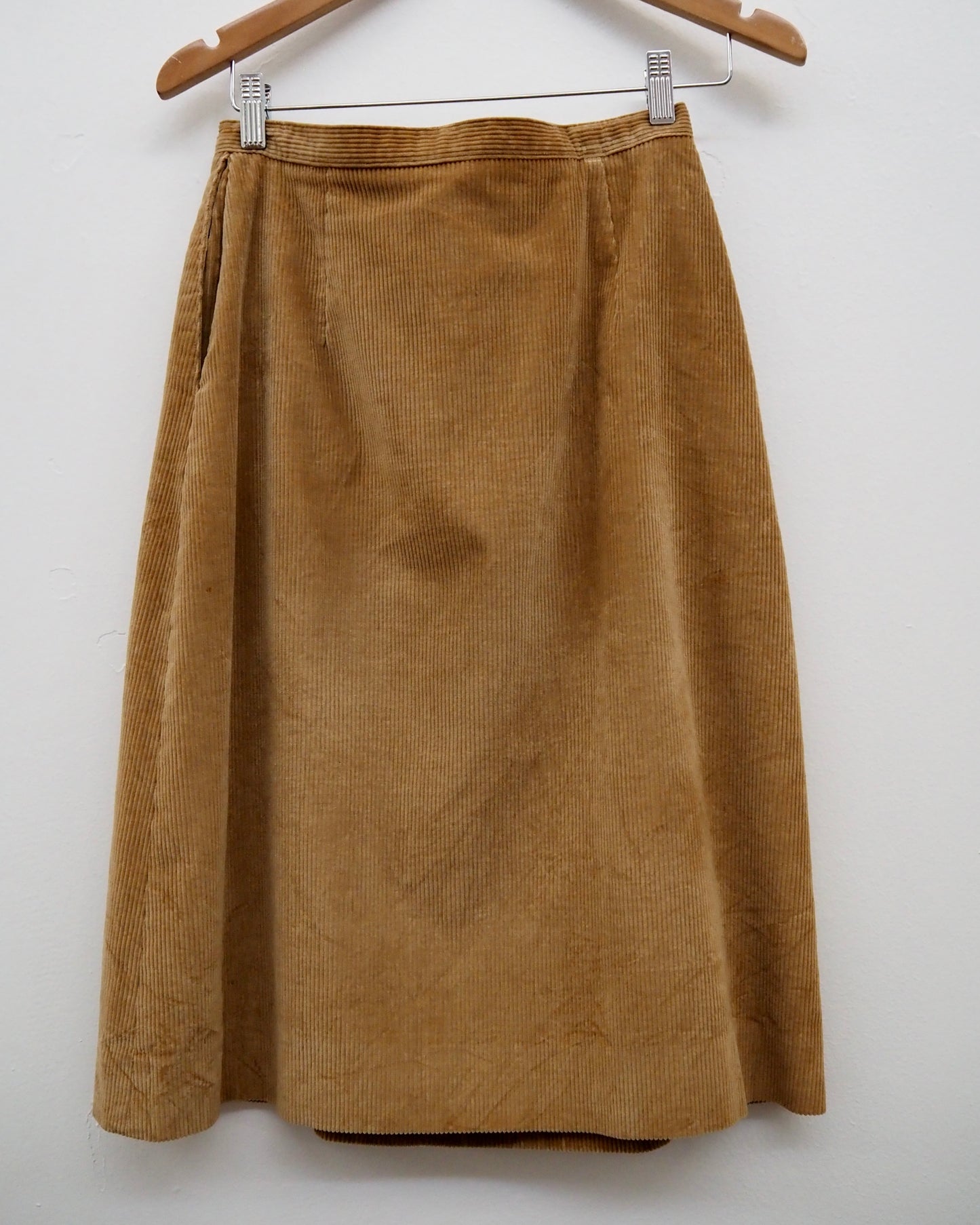 Cord Midi Skirt