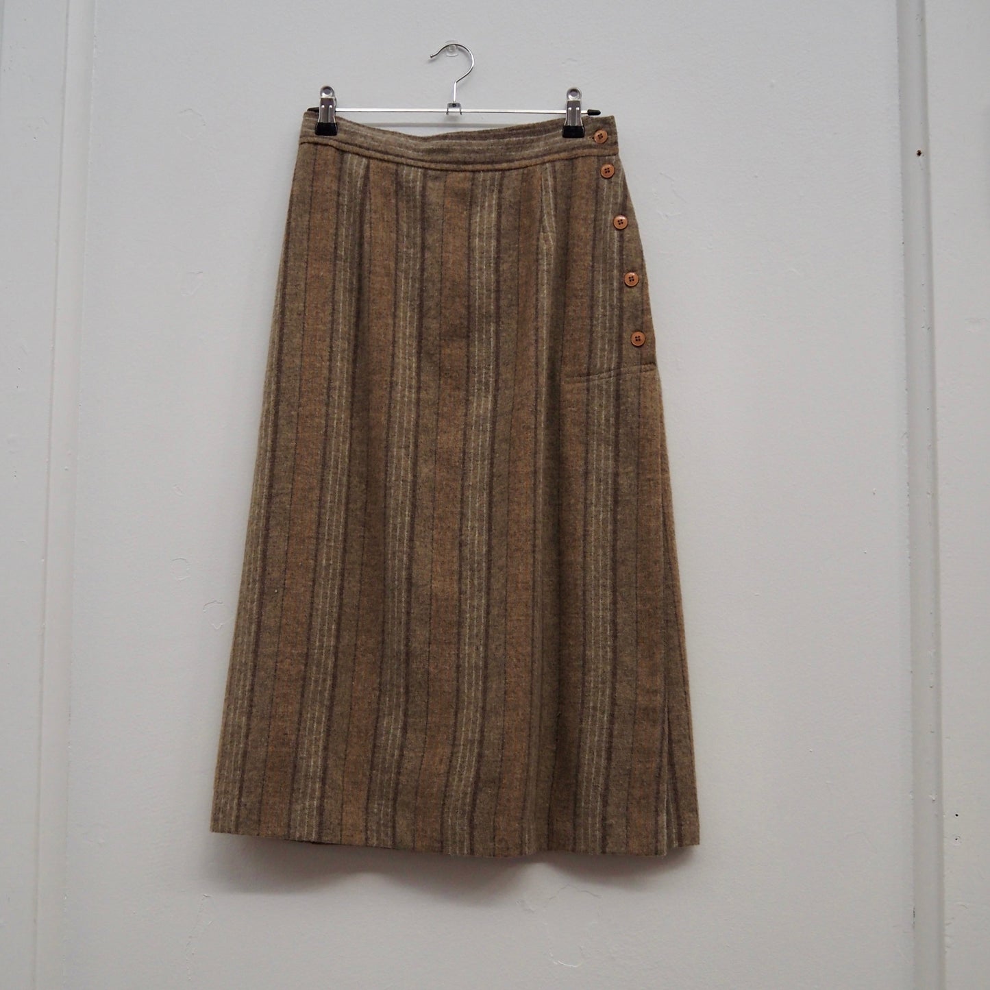 Striped Midi Skirt