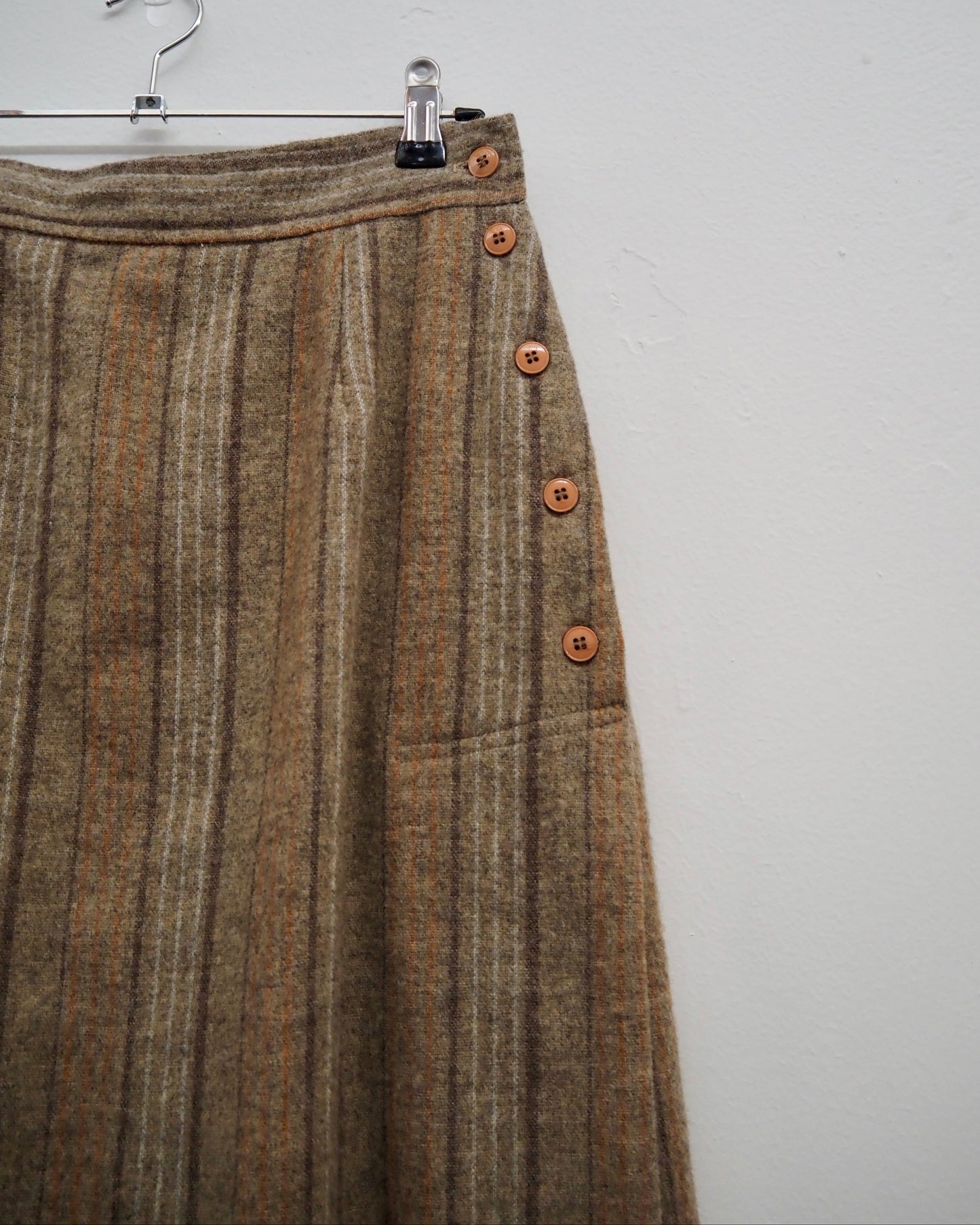Striped Midi Skirt
