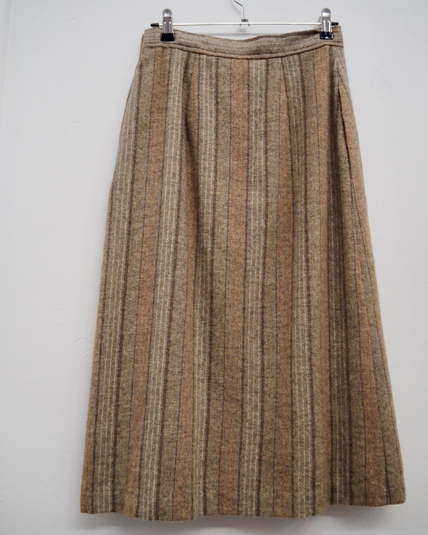 Striped Midi Skirt