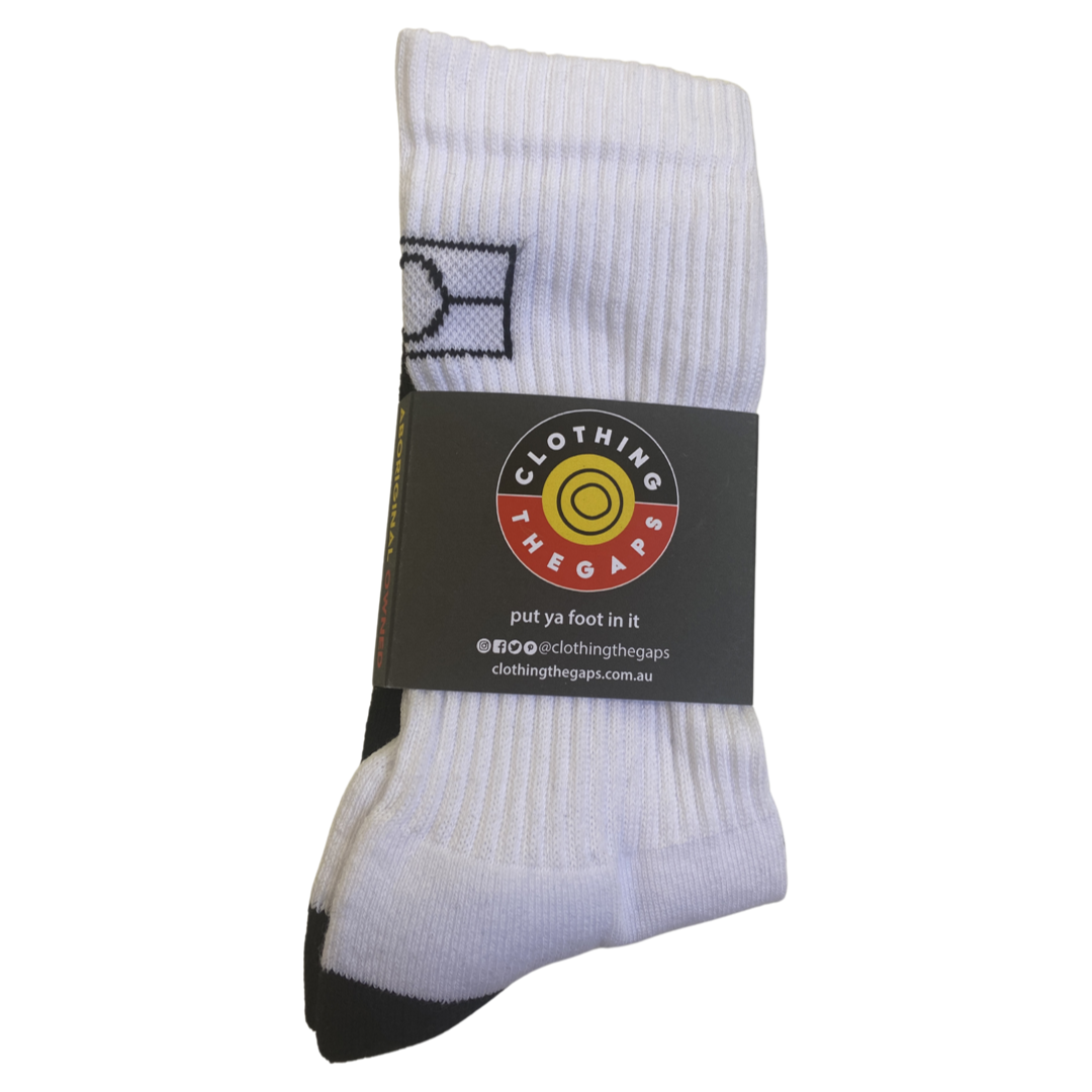 WHITE FLAGS RIGHTS SOCKS